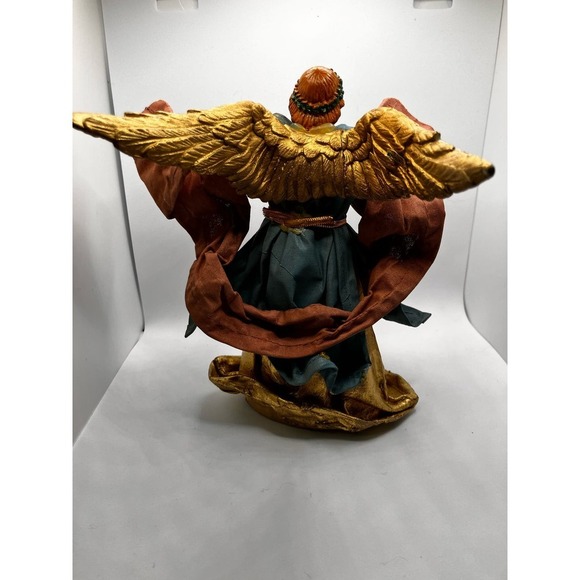 Scroll Tree Topper Figurine Stiff fabric or Paper Mache - Picture 3 of 8